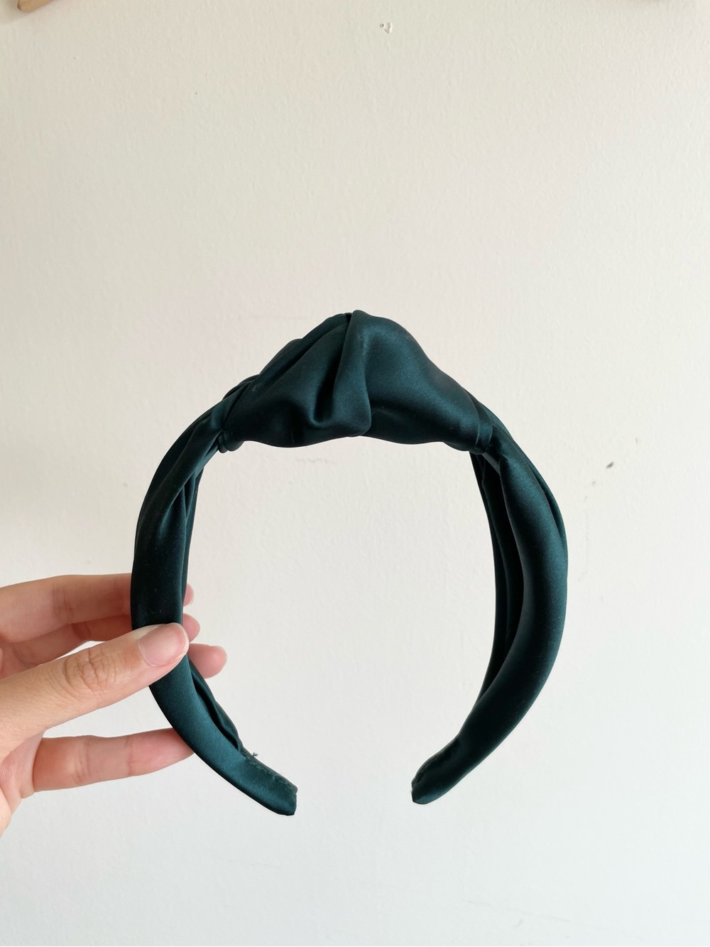 J.crew Green Satin Knotted Headband Blair Waldorf Gossip Girl Holiday